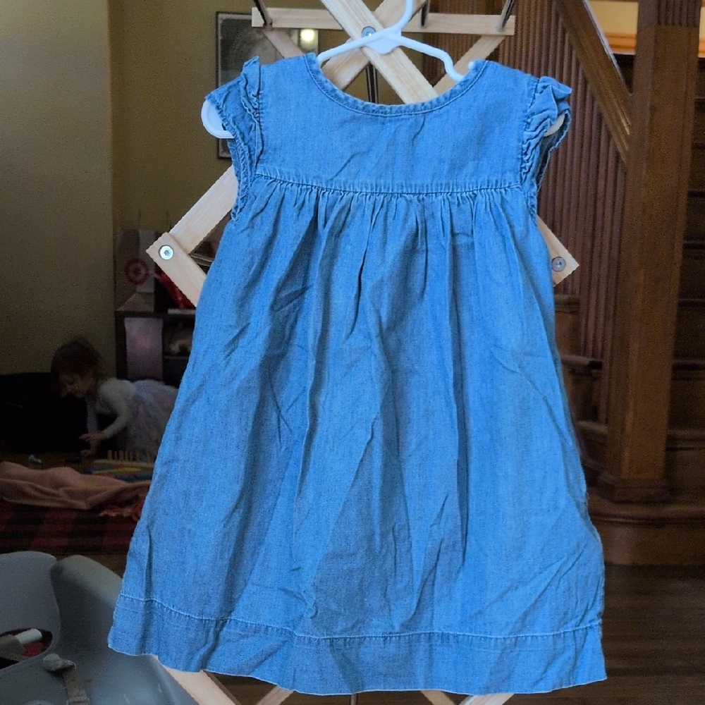 Mini Boden denim dress with pockets SEE PICTURES